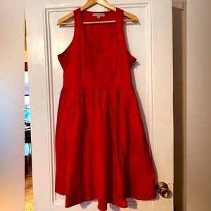 Brooklyn Industries Red Tank Midi dress